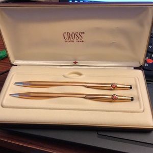 Rare Vintage 14k gold filled set